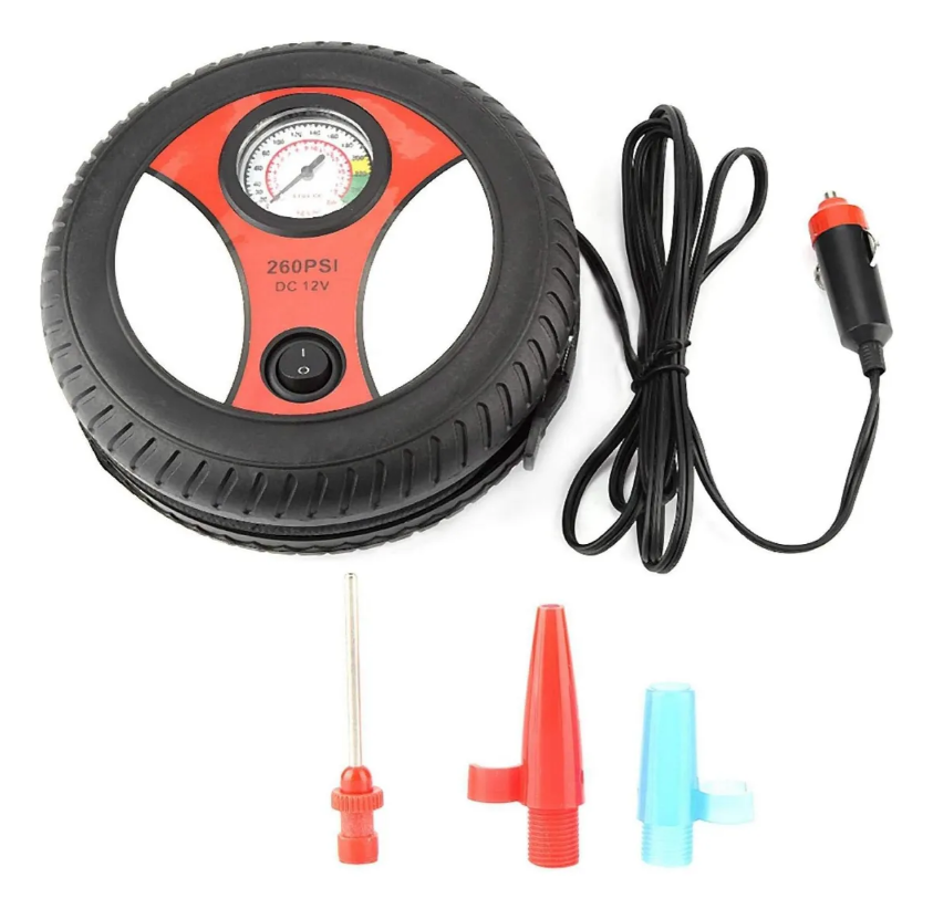 Compressore d'aria portatile per pneumatici auto